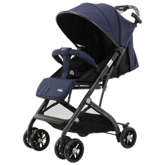 Poussette NUNU' BUGSY NU-C1-BL couleur BLEU pliant 516629 Chariot couvre-jambes
