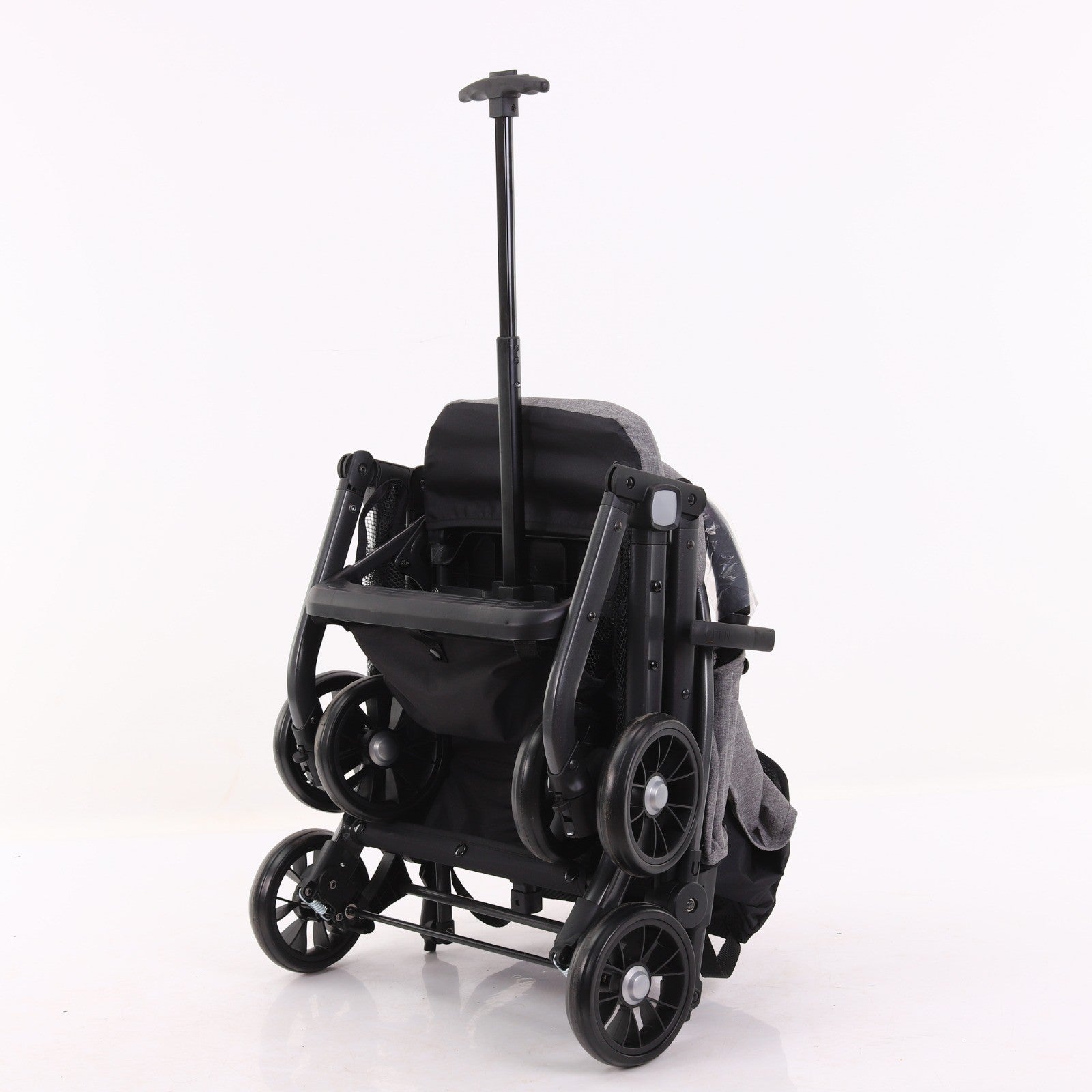 Poussette NUNU' BUGSY NU-K1-GR Linen GRAY 516643 pliage Trolley couvre-jambes