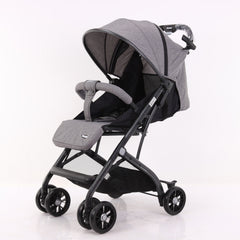 Poussette NUNU' BUGSY NU-K1-GR Linen GRAY 516643 pliage Trolley couvre-jambes