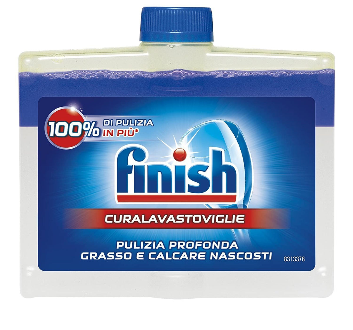 Finish CuraLavastoviglie Liquide Nettoyage profond du lave-vaisselle 250ml