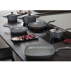 Ensemble de batterie casseroles 255010 Dgbavaria 9PZ antiadhésive induction