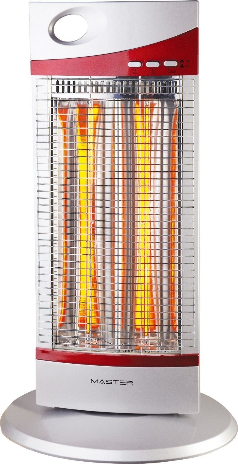 Poêle halogène au carbone oscillant 2 éléments MASTER SC1300 de 600 - 1200W