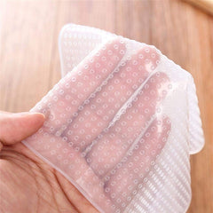 Ensemble de 3 bouchons de silicone réutilisables et mastics pour alimentaires