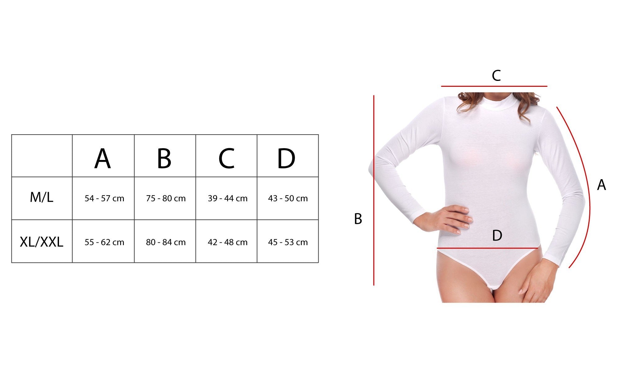 Pack DARIA 3 Tall Body VKA37 à manches longues MOITIÉ COL INTÉRIEUR MOLLETONNÉ