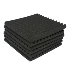 FUBUCA Kit 12pz Panneaux insonorisants en polyuréthane expansé 300x300x250m