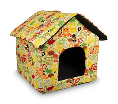 901064 Panier doux en forme de niche FANTASY pour les petits chiens