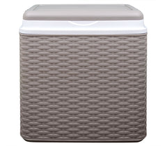 ADRIATIC 271674 Réfrigérateur portable 24 litres,PP GRIS trame RATTAN 40x37x23cm