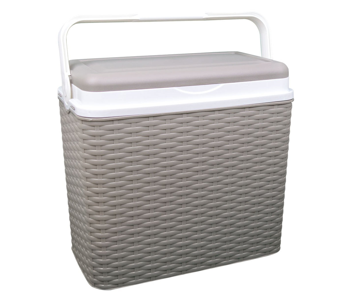 ADRIATIC 271674 Réfrigérateur portable 24 litres,PP GRIS trame RATTAN 40x37x23cm