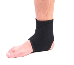 Support bandeau SBK 705 en néoprène pour cheville double fermeture noir