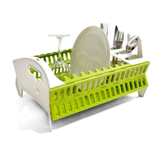 Égouttoir de rangement THINK FLAT pliable 871124 haute capacité, porte-couverts