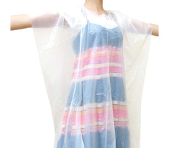 Pack de 12 pièces Capes blanches à usage unique 158998 pour les salon 90x110 cm