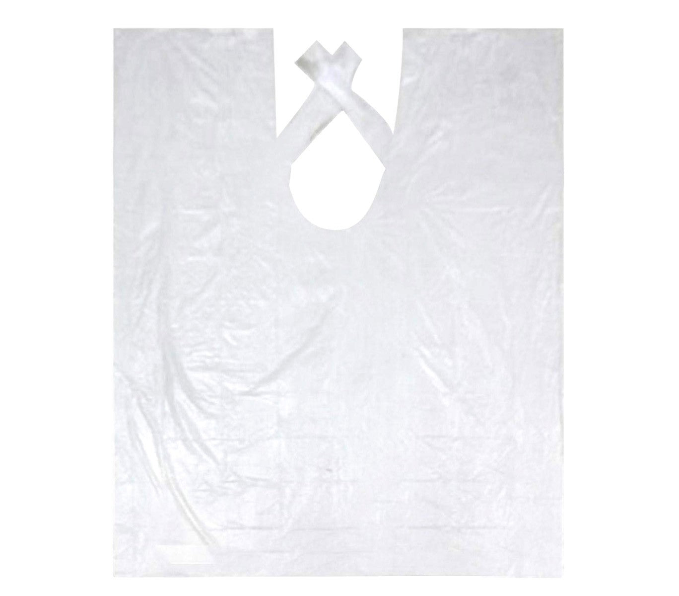 Pack de 12 pièces Capes blanches à usage unique 158998 pour les salon 90x110 cm