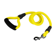 Laisse à corde en nylon 280120 chiens taille moyenne 120 cm avec mousqueton noir
