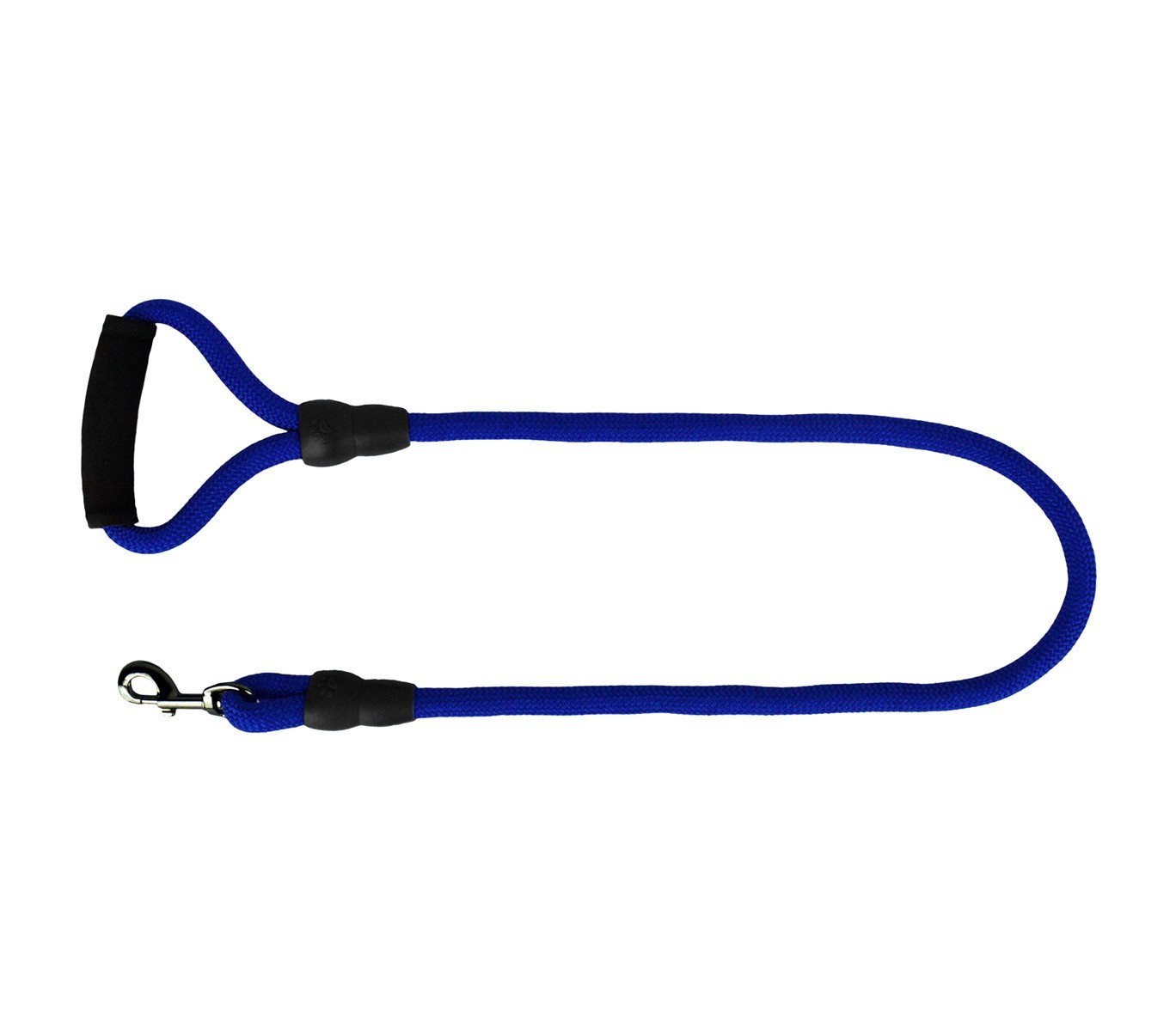 Laisse à corde en nylon 280120 chiens taille moyenne 120 cm avec mousqueton noir