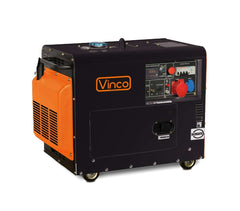 Générateur de courant 60230 VINCO diesel 5,5KW SILENCIEUX monophasé FULL POWER