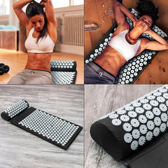 Tapis d’acupression et coussin 303302 posture dos détendre les muscles