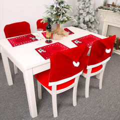 637388 Lot de 4 paquets de 7 pièces pour la décoration de la table  de noël