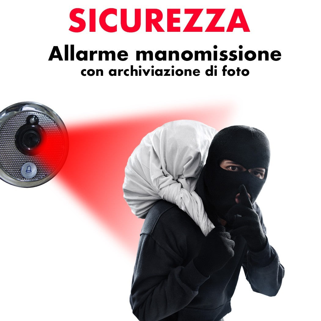 Écran électronique caméra display digital couleur LCD 2,8 " zoom 3x peephole