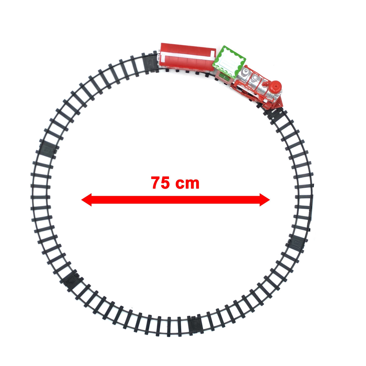 Train de Noël et piste 556234 circonférence de 75cm avec lumières et des sons