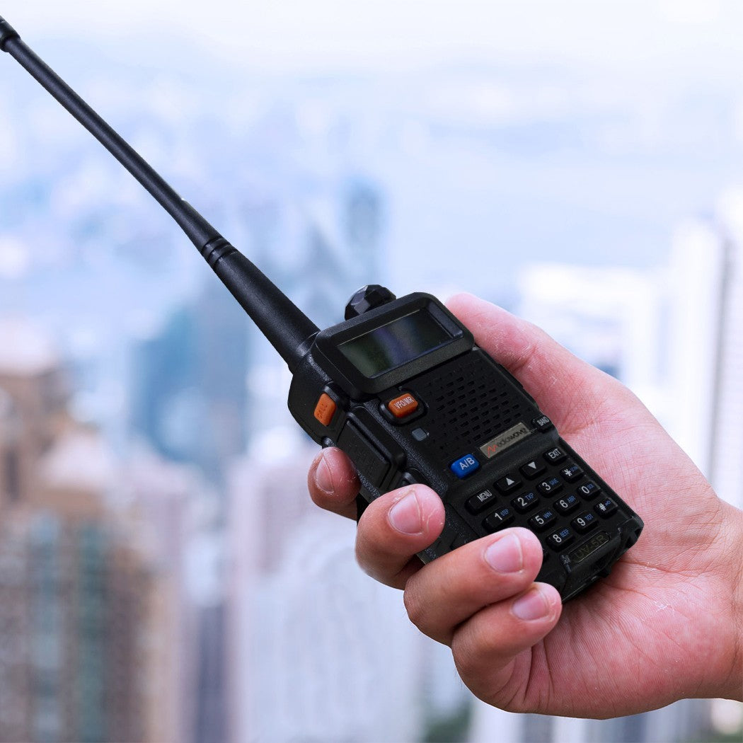 Émetteur-récepteur radio double bande FMUV-5R 497135 portable deux modes VHF/UHF