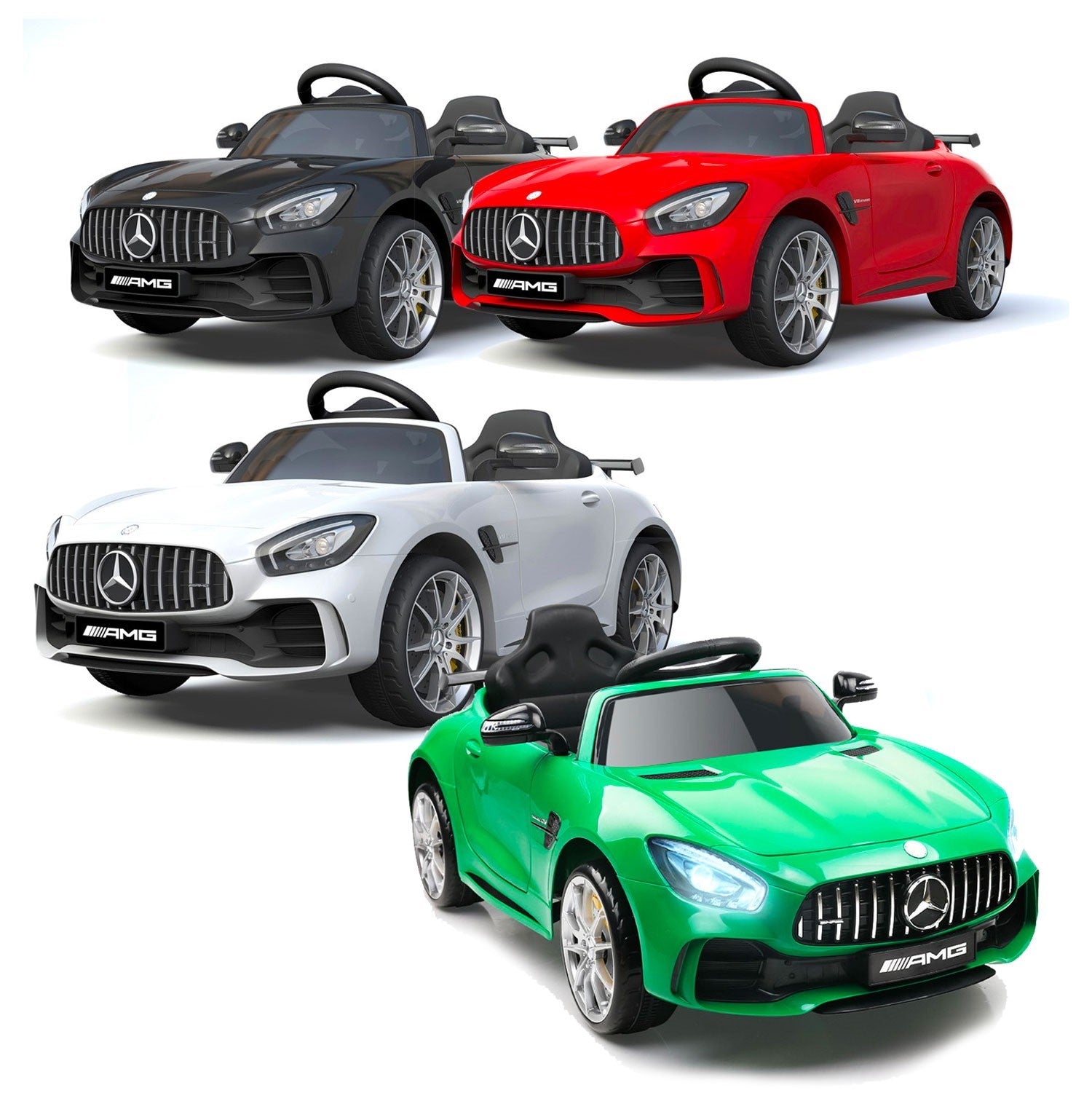 LT888 Voiture électrique enfants MERCEDES AMG GTR contrôle à distance 12V MP3
