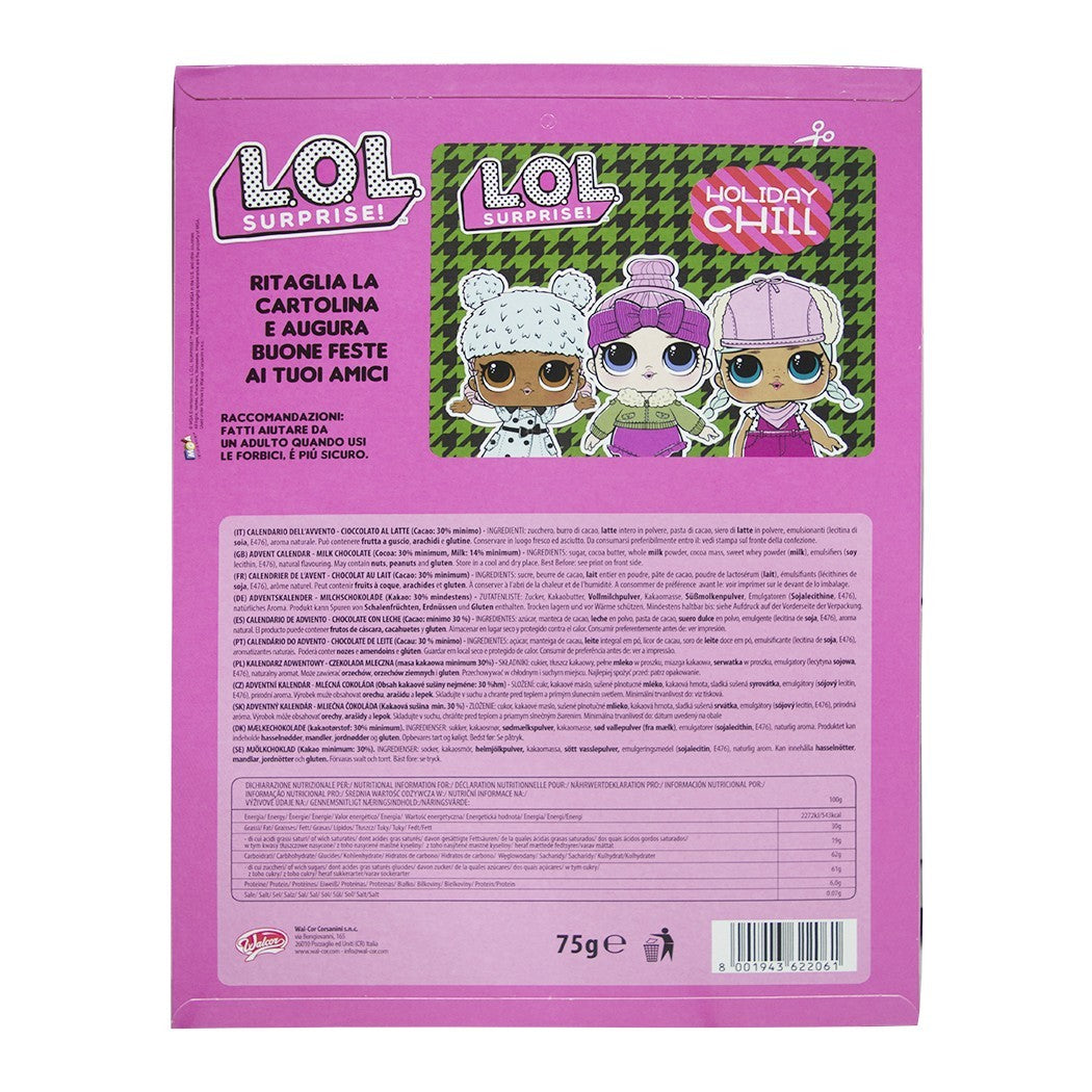 Calendrier de l'Avent LOL 2019 avec 24 bijoux originaux sur le thème de LOL