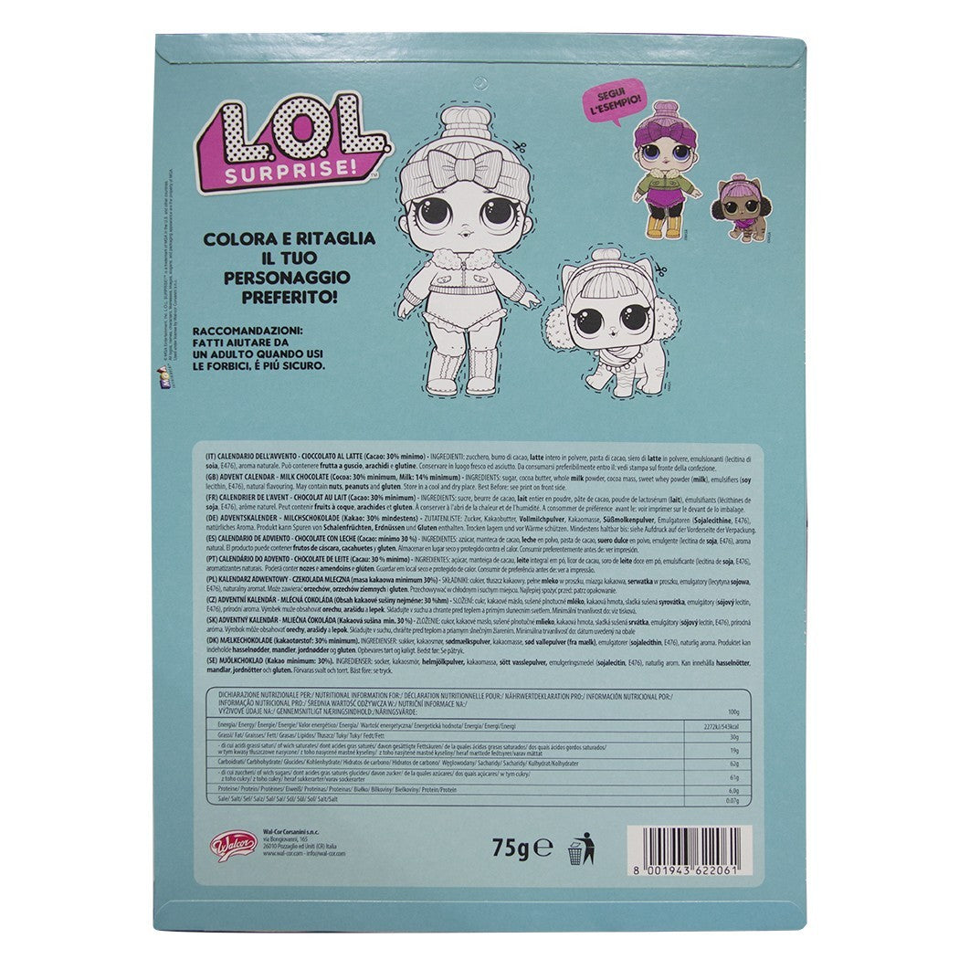 Calendrier de l'Avent LOL 2019 avec 24 bijoux originaux sur le thème de LOL