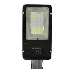 Lampadaire lumineux led route 100W support 061007 panneau solaire crépusculaire