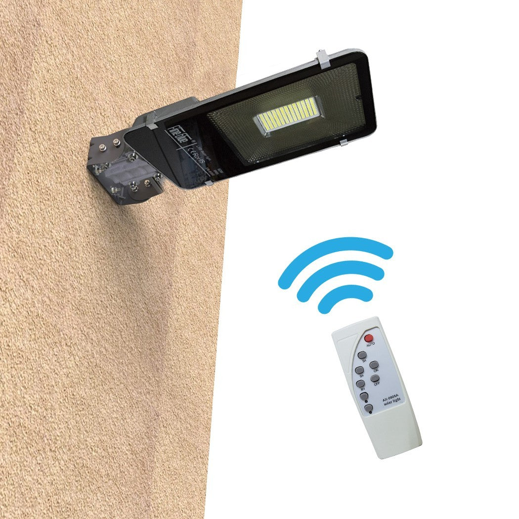Lampadaire conduit smd à charge solaire 000114 avec télécommande 60W et support