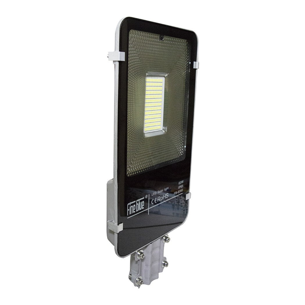 Lampadaire conduit smd à charge solaire 000114 avec télécommande 60W et support