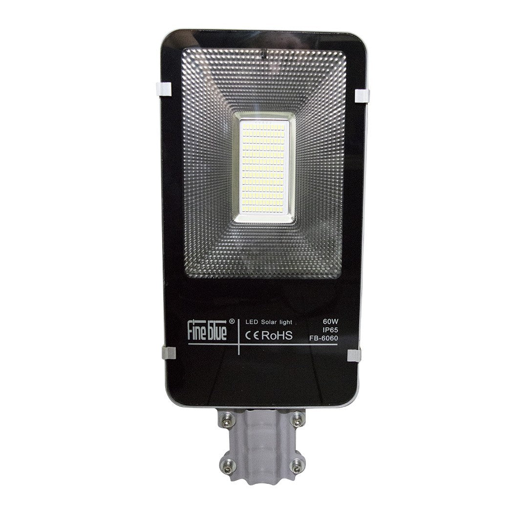 Lampadaire conduit smd à charge solaire 000114 avec télécommande 60W et support