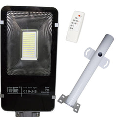 Lampadaire conduit smd à charge solaire 000114 avec télécommande 60W et support