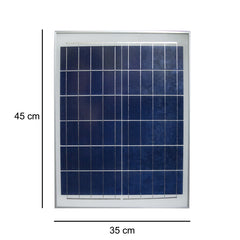 Lampadaire conduit smd à charge solaire 000114 avec télécommande 60W et support