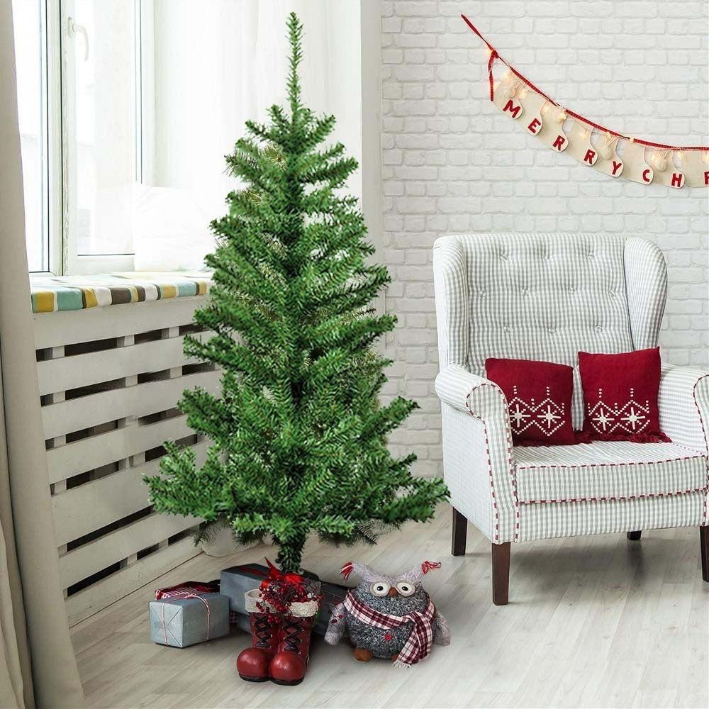 Arbre de Noël 150H cm 245005 avec 200 branches pliantes en PVC épicéa artificiel