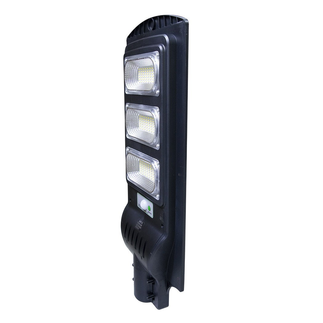 Lampadaire rechargeable solaire 809002 télécommande, détecteur crépusculaire 90W