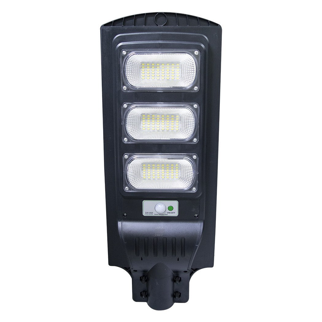 Lampadaire rechargeable solaire 809002 télécommande, détecteur crépusculaire 90W
