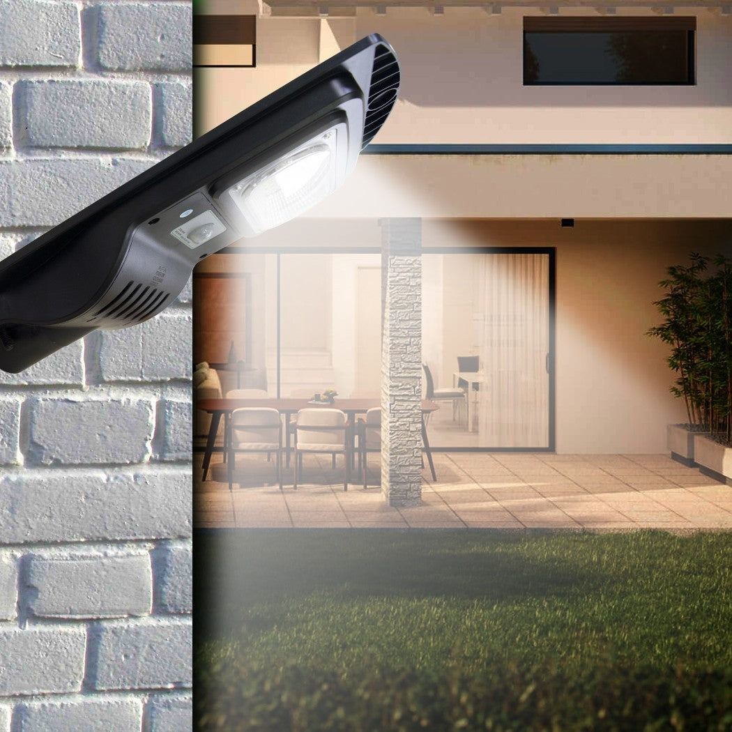 Lampadaire solaire 803000 avec capteur de mouvement 48 Led 30W