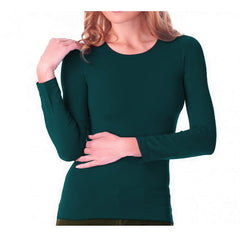 VKA20 Sous-pull Lisa manches longues col rond femme slim fit effet thermique
