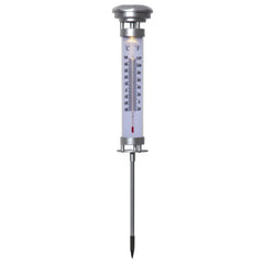 Termomètre avec lumière led pour le sol 896403 panneau solaire et crépusculaire