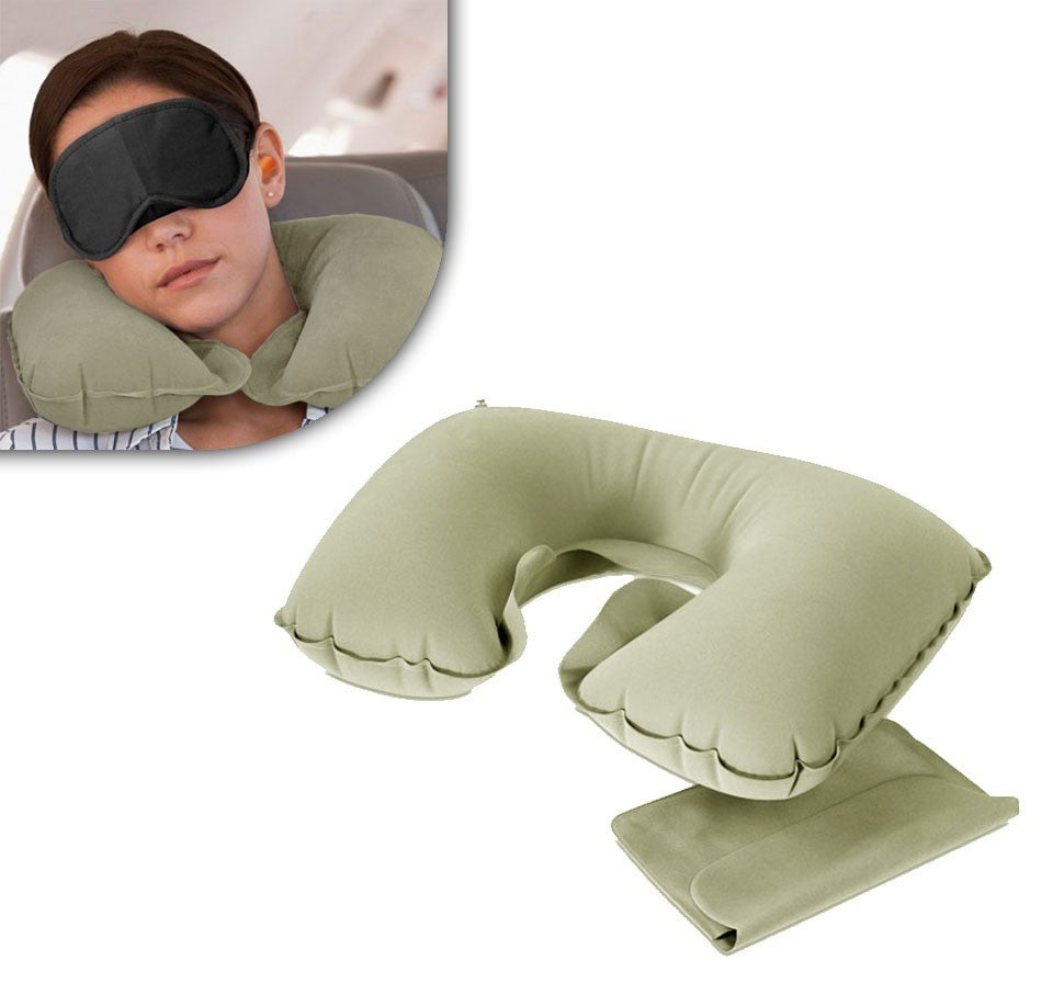 Oreiller de voyage - ergonomique gonflable 