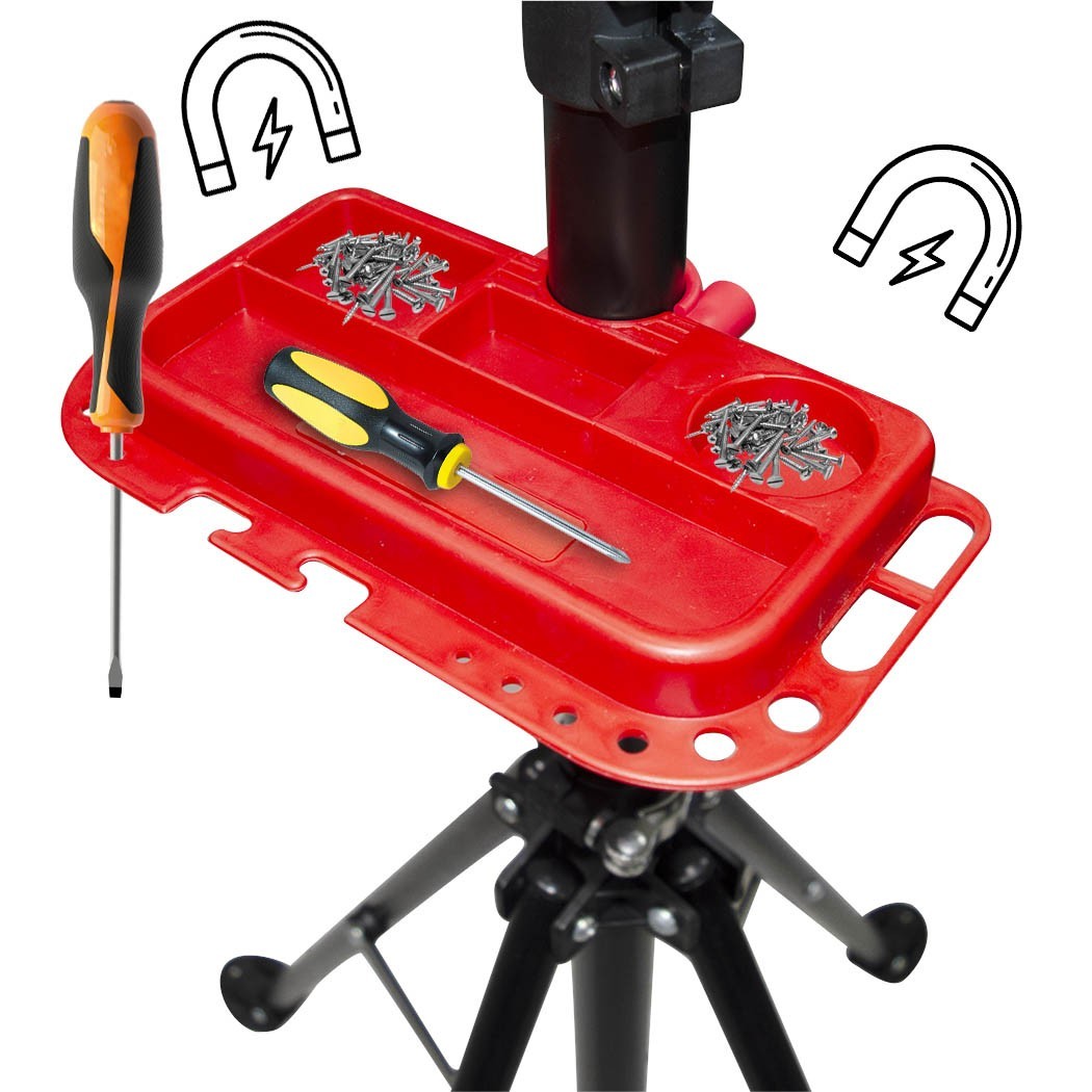 Support Béquille entretien et montage vélo 584897 avec plateau