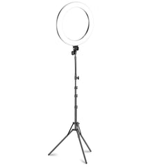 Lampe à anneau de lumière led 30 cm selfie avec trépied 187141 potentiomètre