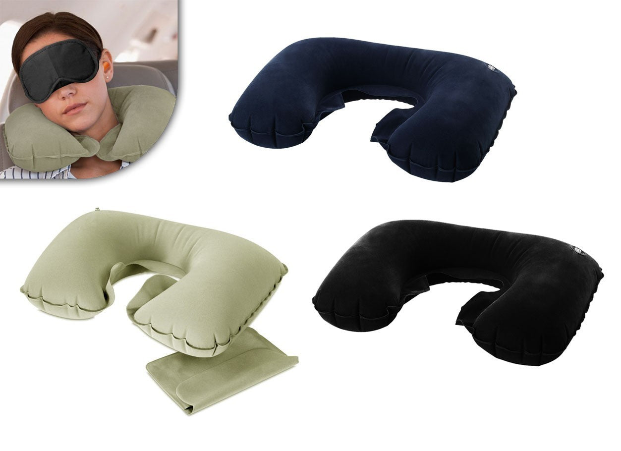 Oreiller de voyage - ergonomique gonflable 