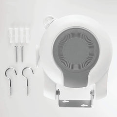 Séchoir à linge espace de rangement escamotable par mur extensible jusqu’à 15mt