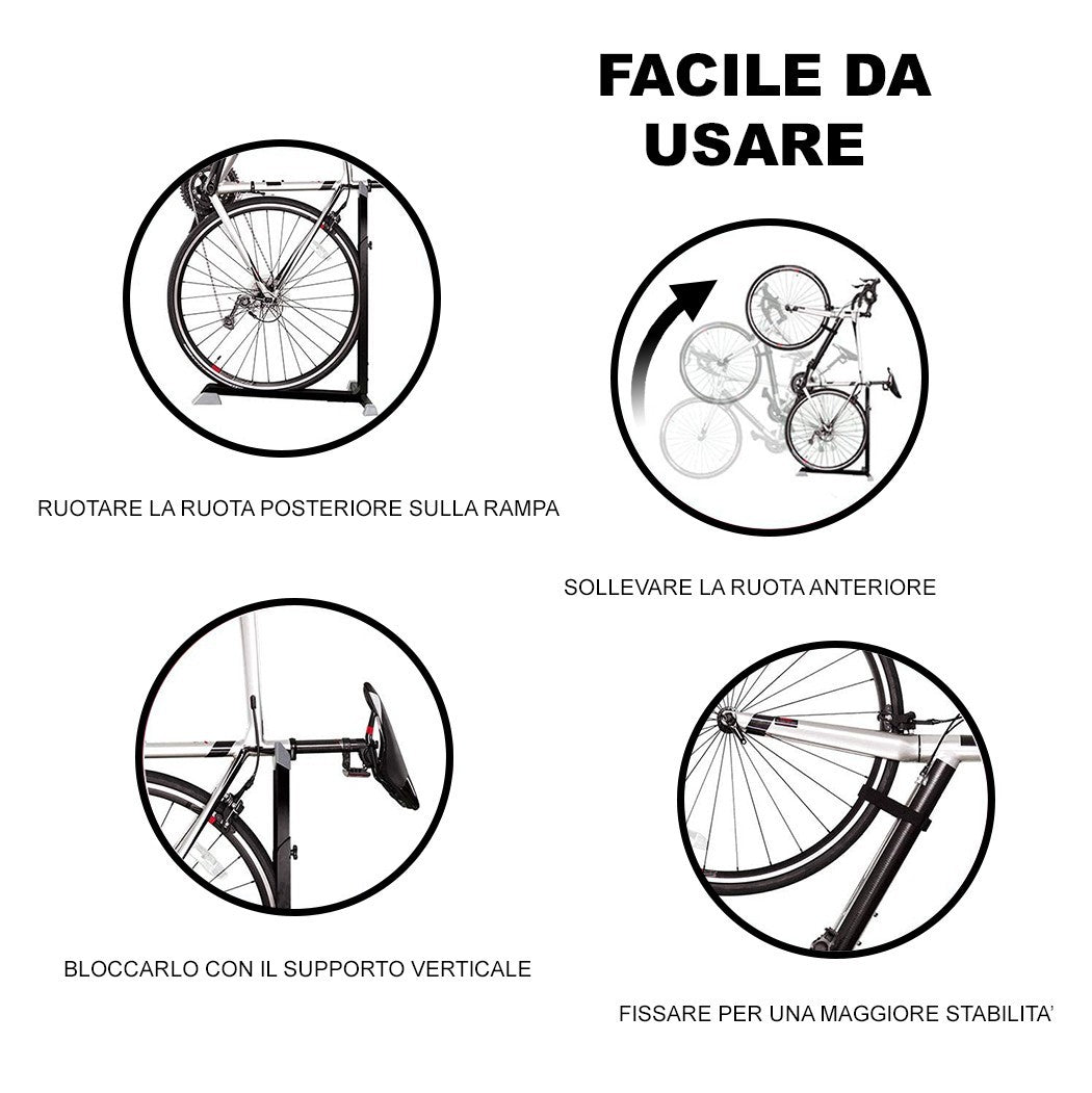 Support en T pour l’entretien et le présentoir de vélo universel