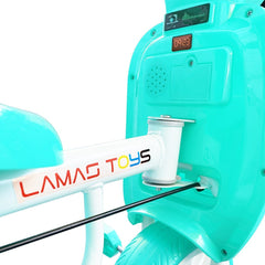 Tricycle poussoir enfants LT916 double frein et siège pivotant devant maman