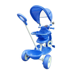 Tricycle poussoir enfants LT916 double frein et siège pivotant devant maman