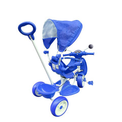 Tricycle poussoir enfants LT916 double frein et siège pivotant devant maman
