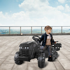 Tracteur électrique pour enfants 12V remorque BK0925 MP3 télécommande, lumières
