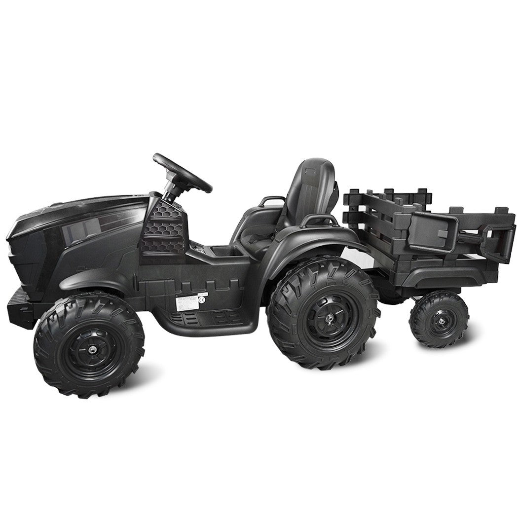 Tracteur électrique pour enfants 12V remorque BK0925 MP3 télécommande, lumières